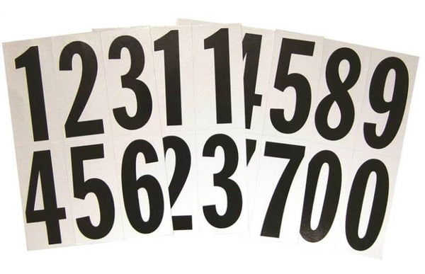 Hy-Ko MM-23N Self-Adhesive Reflective Number Set, 3"