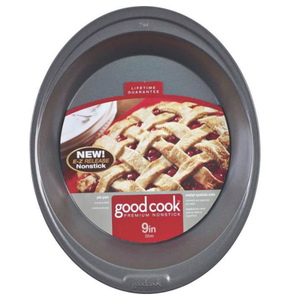 Good Cook 04035 Premium Bakeware Pie Pan, Non Stick, 9"