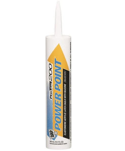 Dap 18750 Power Point 200 Silicone Sealant, White, 10.1 Oz