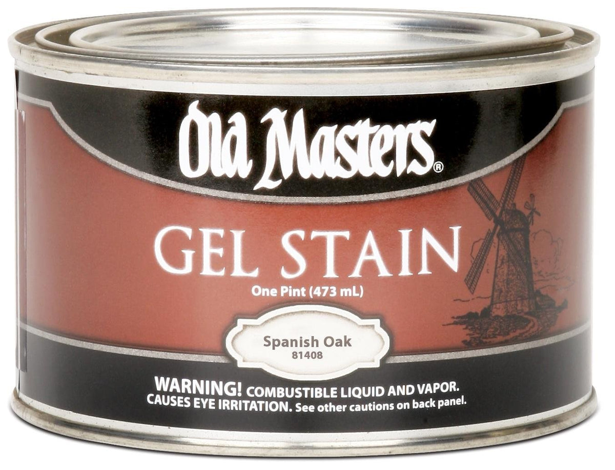 Old Masters 81408 Oil Based Gel Stain, Spanish Oak, 1 Pint