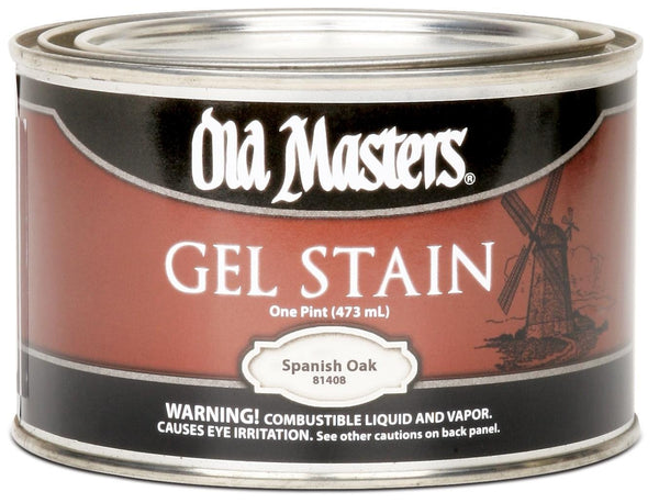 Old Masters 81408 Oil Based Gel Stain, Spanish Oak, 1 Pint