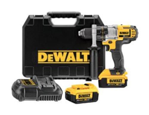 Dewalt DCD980M2 Cordless Lithium Ion Drill/Driver Kit, 12 V