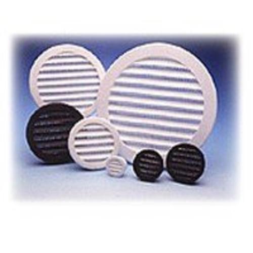Maurice Franklin PLB-100-1" Round Plastic Louver w/Insect Screen, Brown, Bag/6