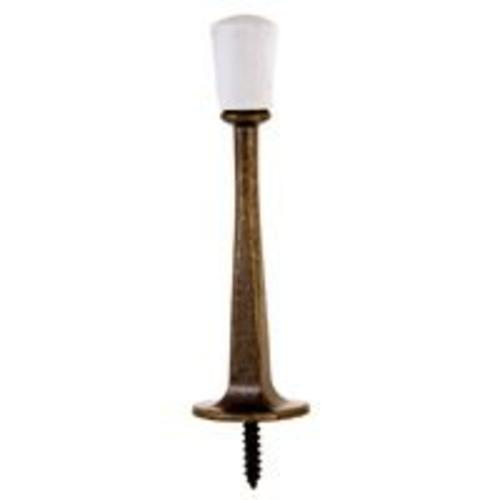 Mintcraft H20-Z021C Antique Brass Rigid Door Stops, 3-1/8"