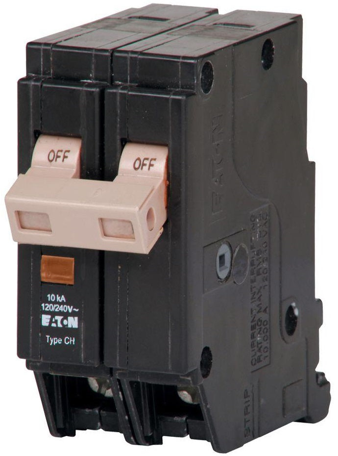 Eaton CHF215 Double Pole Circuit Breaker, 15 Amp, 120/240 Volts AC