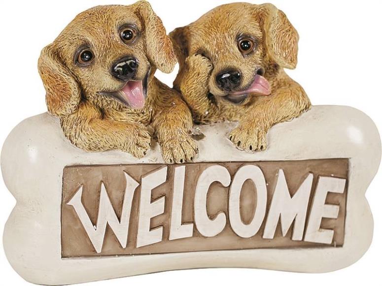 Boston Harbor PTA042B-R1A-AA-1 Solar Light Welcome Dog