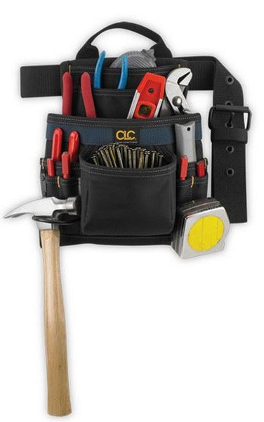 CLC 2823 Carpenter&#039;s Ballistic Nail & Tool Bag, 10 Pocket