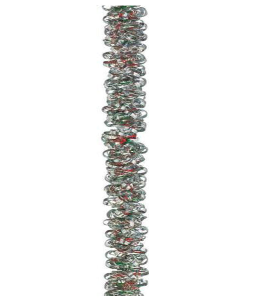 Holiday Trim 3786449 Deluxe Angel Garland, Silver/Golden/Red