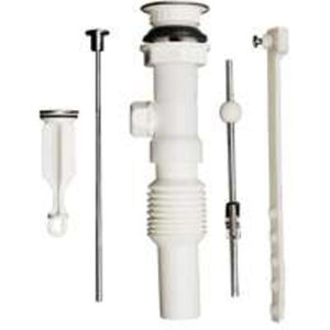 Plumb Pak PP812-70 Plastic Lavatory Pop-Up Assembly, 1"-1/4"
