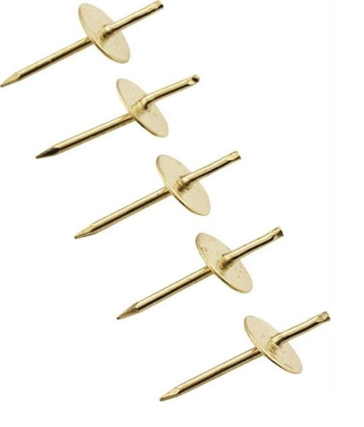 Prosource PH-122180-PS Picture Hangers, Brass Plated