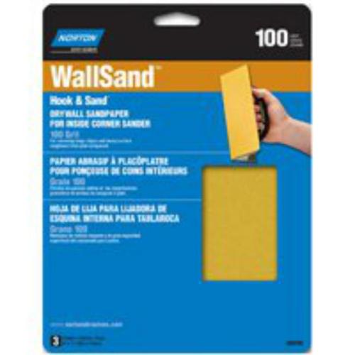 Norton 07660768103 Hook & Loop Drywall Sandpaper, 8"x7"