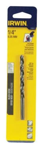 Irwin 1789224 Left Hand Drill Bit Heavy Duty, 1/4"