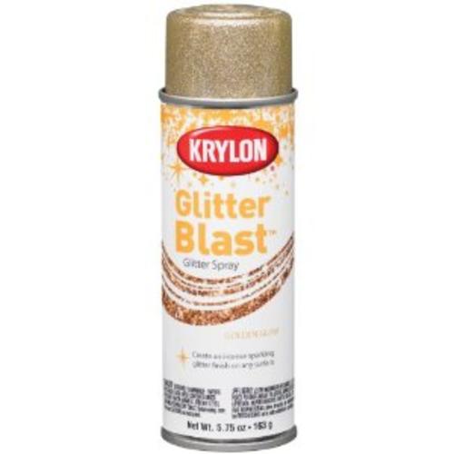 Krylon K03801000 Glitter Blast Spray Paint, 5.75 Oz, Golden Glow