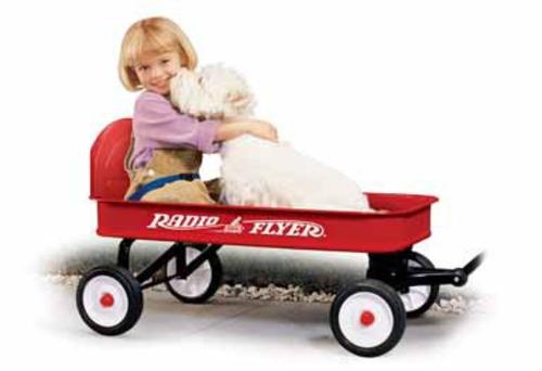 Radio Flyer 93B Classic Ranger Toy Wagon with Seat Belt, For Ages 1-1/2 Years