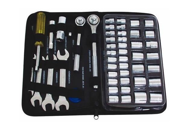 Toolbasix JL10008A Socket & Wrench Set, 51 Pieces