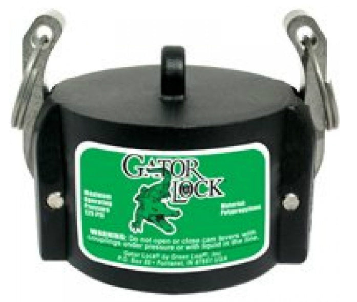 Green Leaf GLP200CAPNL Gator Lock Male Adapter Cap, 2"