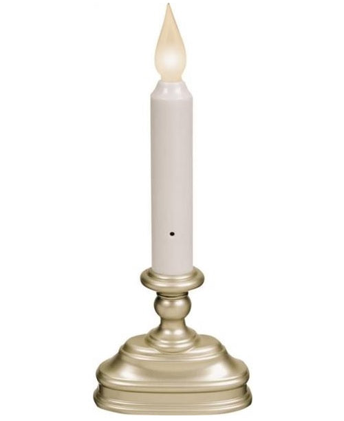 Xodus Innovations FPC1520P Christmas Standard LED Candle, 10", Pewter Base