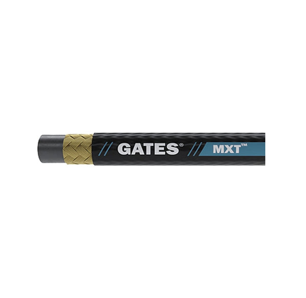 Gates 85051 MXT MegaSys Wire Braid Hose, Black, 3625 PSI