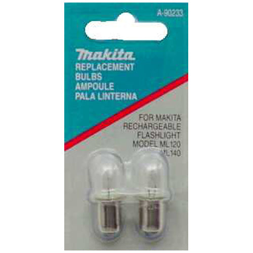 Makita A-90233 Flashlight Bulbs 12 & 14.4 V