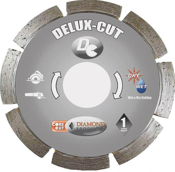 Diamond Products 22783  Delux-Cut Saw Blades, 6" x .080" x 7/8"