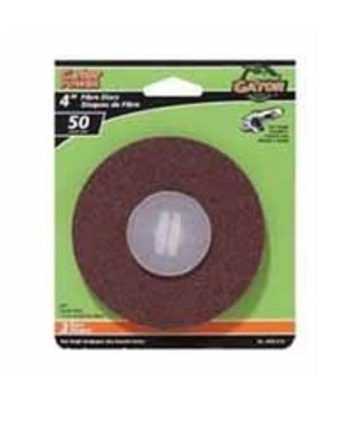 Gator 3062-012 Fiber Discs, 4" x 5/8", 50 Grit