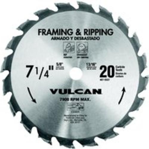 Vulcan 415480OR Carbide Blade Bulk 7-1/4"X20teeth