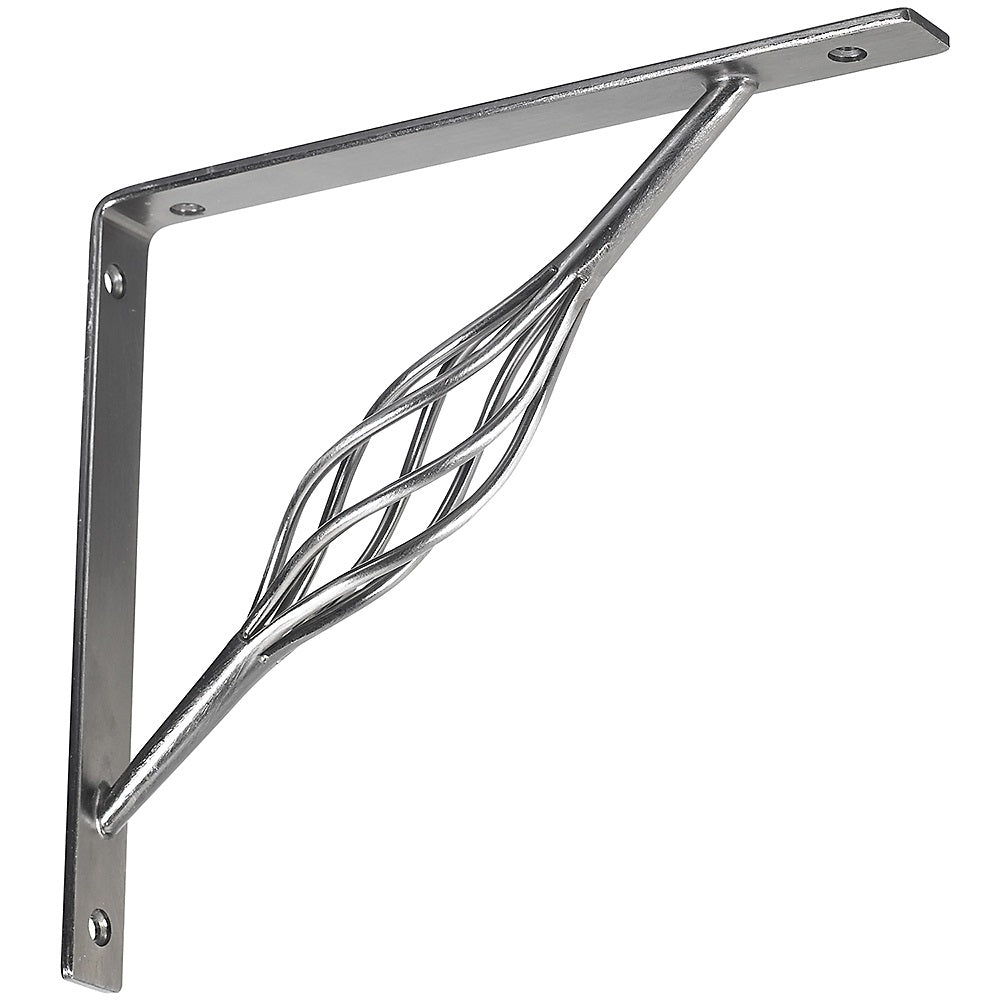 National Hardware N236-218 Ornamental Shelf Brackets, Antique Pewter
