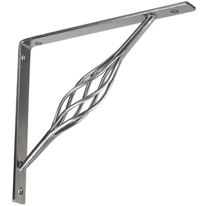 National Hardware N236-218 Ornamental Shelf Brackets, Antique Pewter