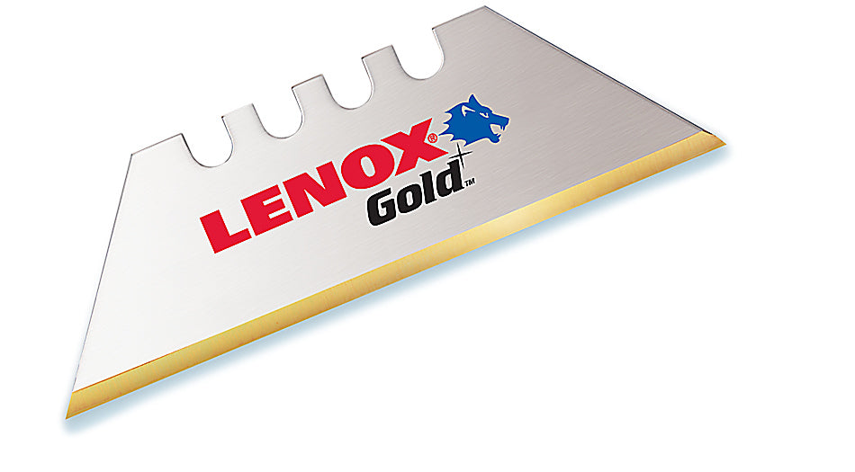 Lenox Gold 20350GOLD5C Titanium-Coated Utility Knife Blades, 5 Piece