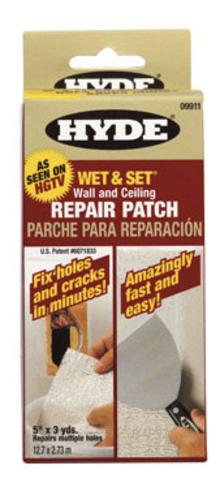 Hyde 09911 Ceiling Repair Patch, 5" x 9' Roll