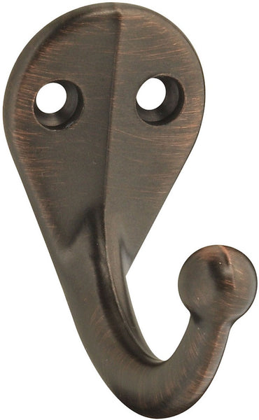 National Hardware S806-380 V8006 Heavy Duty Single Robe Hook, Antique Bronze