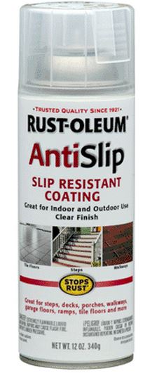 Rust-Oleum 271455 Clear Anti-Slip Coating, Aerosol, 12 Oz.