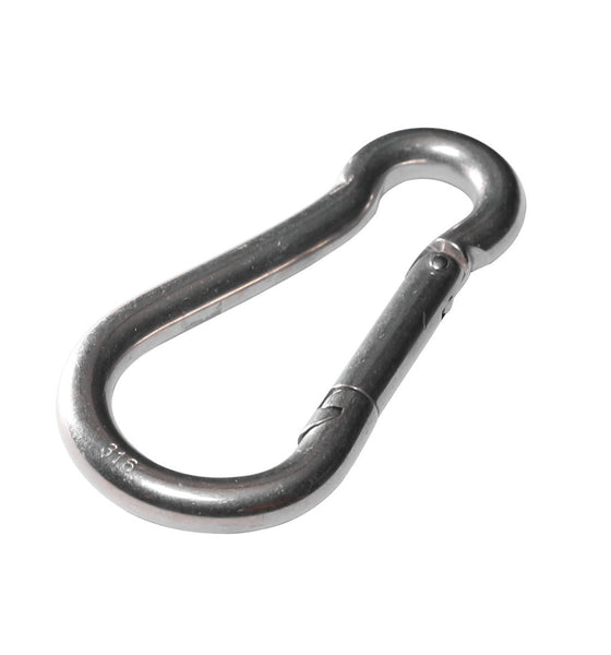 Baron 2450-3/8 Spring Hook Snap Link, Steel, Zinc, 3/8 Inch
