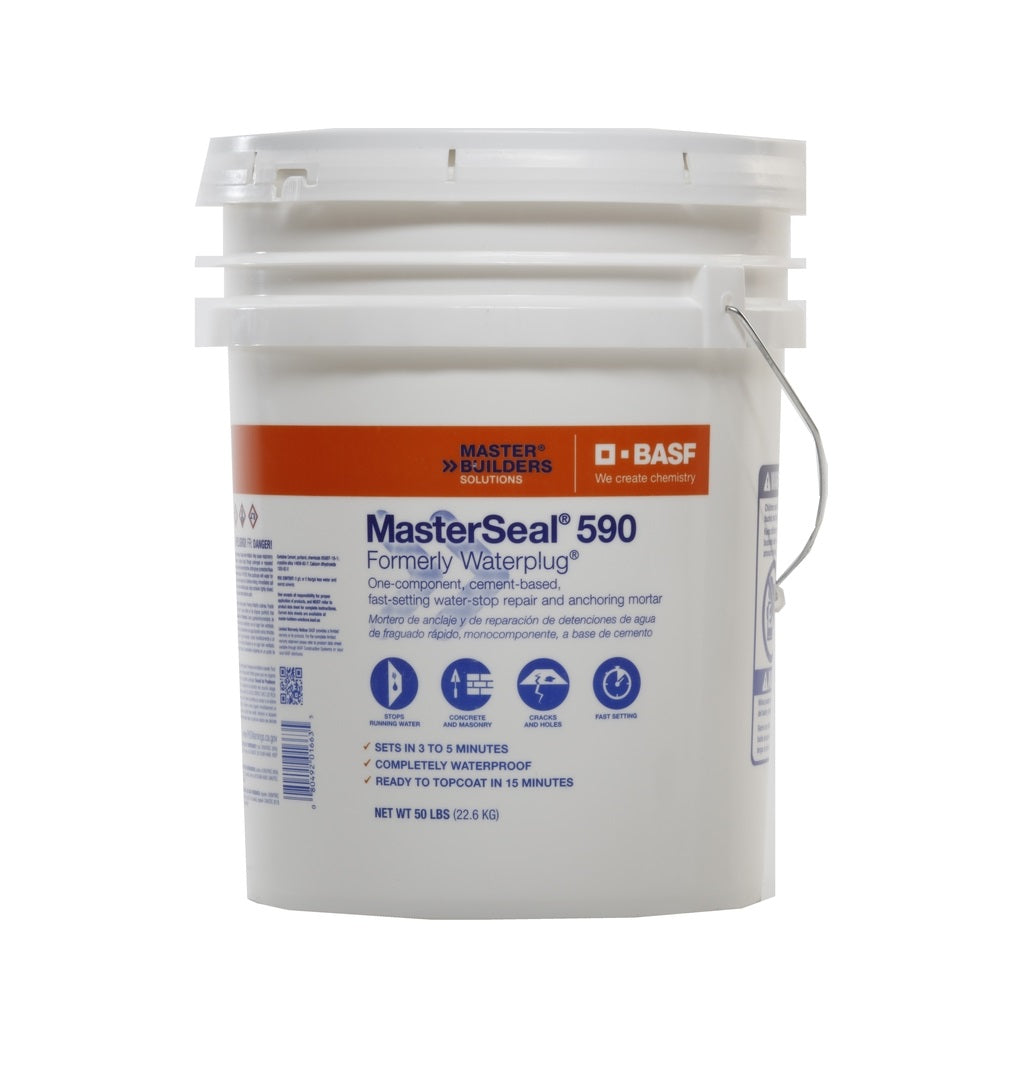 BASF MS5905G MasterSeal 590 Hydraulic Cement, 50 lb