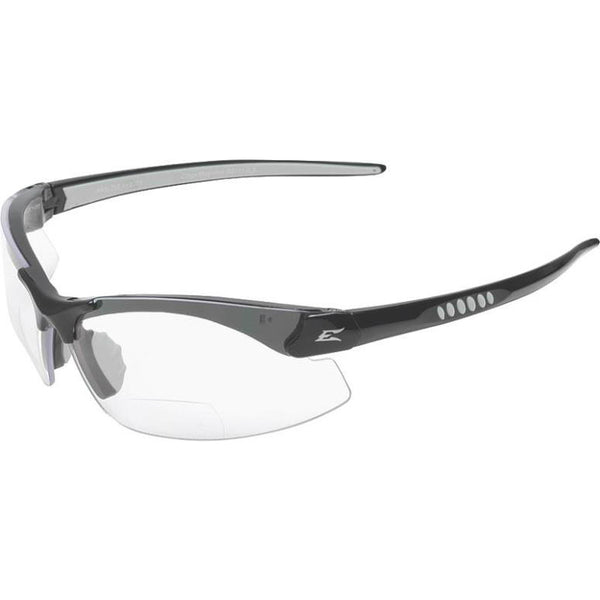 Edge Eyewear DZ111-1.5-G2 Zorge Magnifier Safety Glass, Black