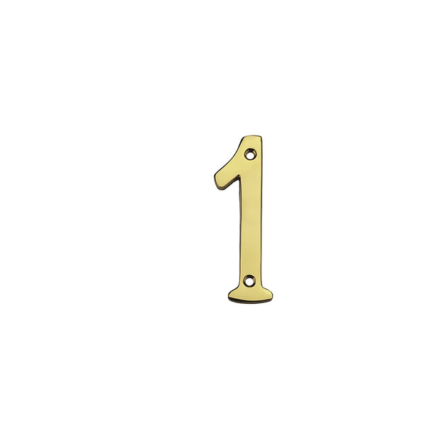 National hardware N197-780 V1900 House Numbers, Solid Brass, 4" - #1
