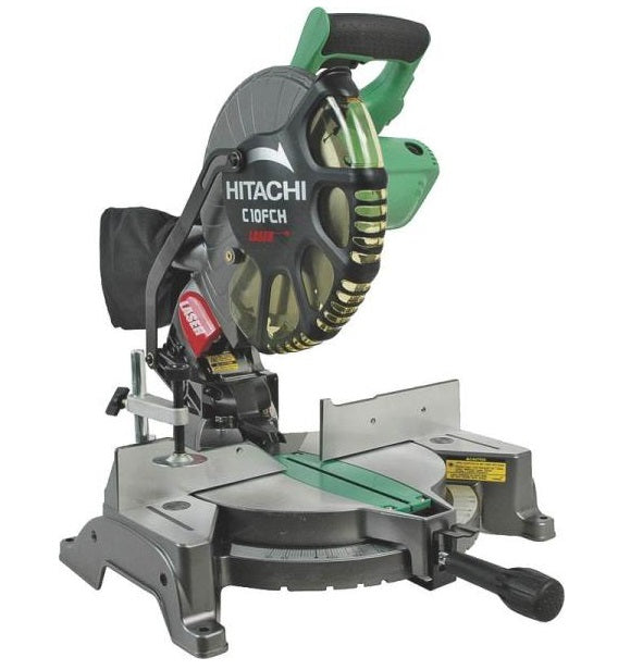 Metabo HPT C10FCH2SM Miter Saw with Laser Marker, 10 Inch