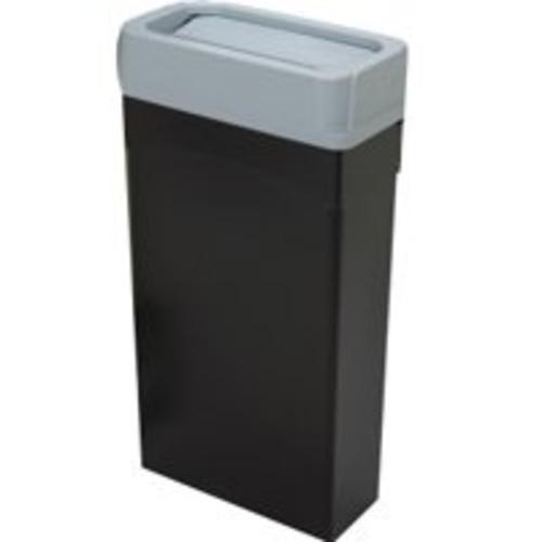 Continental Commercial 8322GY Wall Hugger Recycle, 23 Gallon, Grey
