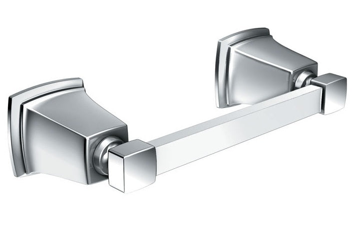 Moen Y3208CH Creatives Specialties Boardwalk Toilet Paper Holder, Satin Nickel