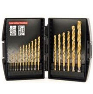 Vulcan 871570OR Drill Bit Metal Master Set, Titanium, 17 Pieces