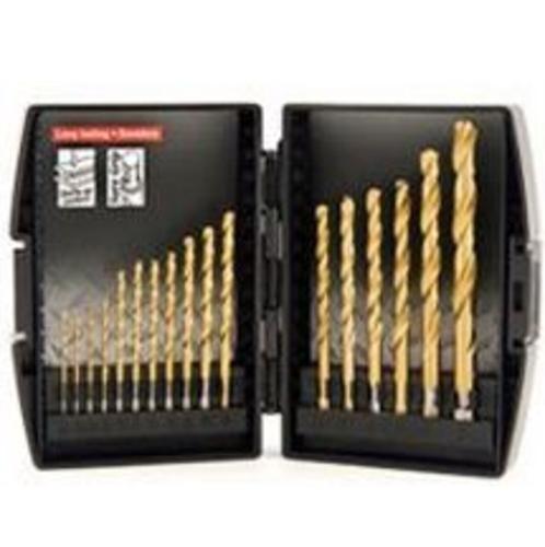 Vulcan 871570OR Drill Bit Metal Master Set, Titanium, 17 Pieces