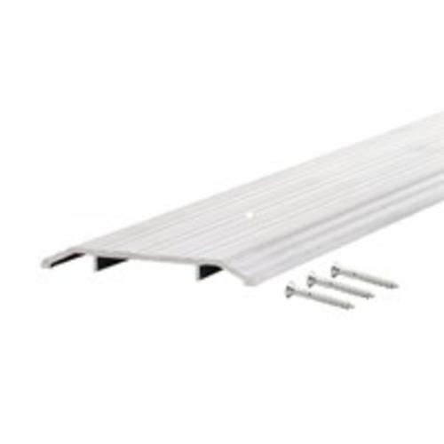 MD Building Products 68338 Aluminum Fluted Saddle Threshold, Mill, 72"