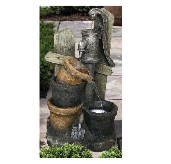 Seasonal Trends Y95891 Water Fountain, Old Fashion Pump