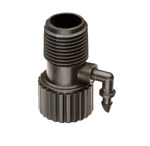 Rain Bird RISMAN1SM Riser Adapter for Drip & Sprinkler Watering, Black