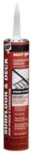 Dap 25428 Subfloor Construction Adhesive, 10.3 Oz., Tan
