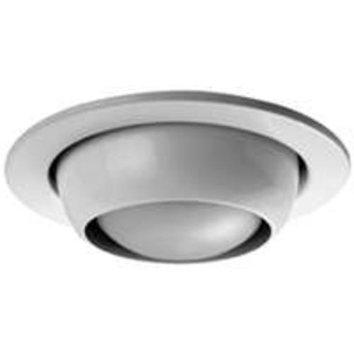 Power Zone TRIM205-WH (MTM4 Eyeball Recessed Light Fixture Trim, 4", White