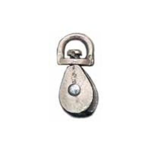 Baron C-0173ZD-1-1/2 Nickel Plated Rope Pulley, 1-1/2"
