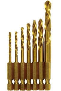 DeWalt DD5157 Impact Ready Drill Bit Set, 7 Piece, Titanium