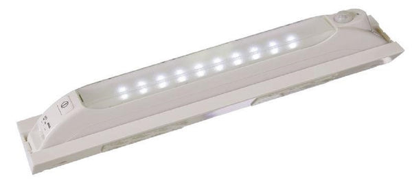 Fulcrum 30050-308 10-LED Anywhere Sensor Light with Mounting Bracket, White
