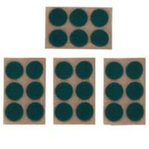 Mintcraft PH-122294 Self Stick Felt Round Pads, 5/8", Green, Pack-24